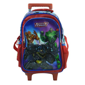کوله پشتی چرخدار 40 سانتی Justice League مدل Rainbow Max - Backpack - Trolly Bag - Justice League _کیف مدرسه